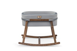 Hanah Home Cuna Hier - Gris y Nogal